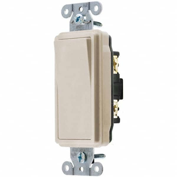 Rocker Switches, Switch Type: Medium Duty , Switch Sequence: Off-On , Contact Form: SPDT , Operation Type: Maintained (MA) , Terminal Type: Wire Leads  MPN:DS420LA