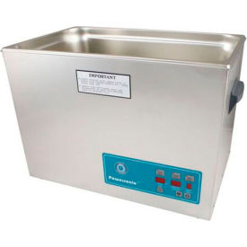 Ultrasonic Table Top Part Cleaning System - Digital Timer/Heat/Power Control 7 Gal 132 kHz 115V 2600PD132-1