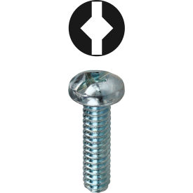 L.H.Dottie® Round Head Machine Screw Square/Slotted #10-24 x 3/4