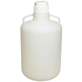 Thermo Scientific Nalgene™ Fluorinated HDPE Carboy with Closure 20L Case of 4 2097-0050