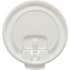 Dart® Lift Back & Lock Tab Cup Lids For Foam Cups Fits 8 oz Trophy Cups White Pack of 100 DLX8R-00007