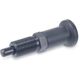 Indexing Plunger Long Knob w/o Rest Black 4.0x12.0N Pressure M8x1 Thread 4x6mm Pin 817.2-4-6-M8X1-B