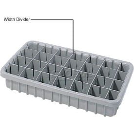 Dandux Length Divider 50P0016027 for Dividable Nesting Box 50P1816030 Gray - Pkg Qty 6 50P0016027