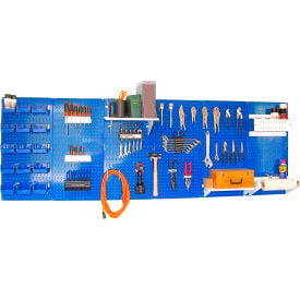 Wall Control Pegboard Master Workbench Kit Blue/White 96