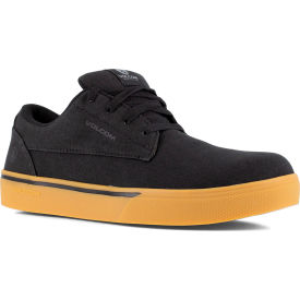 Volcom True Skate Inspired Work Shoes Composite Toe Size 9.5W Black/Gum VM30117-W-09.5