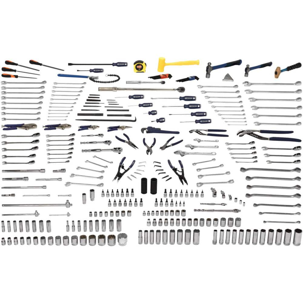 Combination Hand Tool Sets, Set Type: Intermediate Technician , Number Of Pieces: 300 , Measurement Type: Inch & Metric , Drive Size: 1/4, 3/8, 1/2, 3/4  MPN:JHWMECMNT