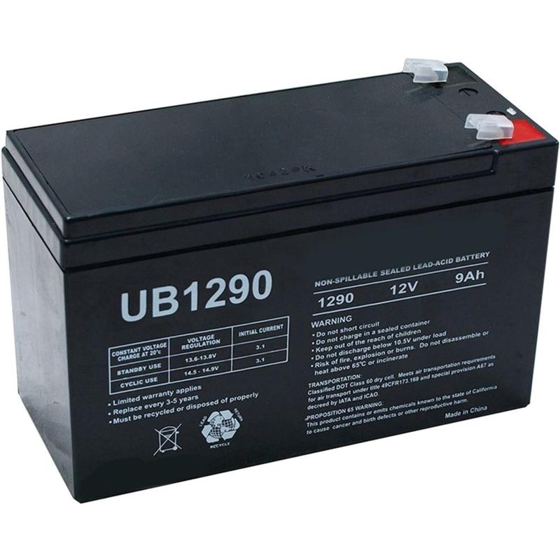 eReplacements - UPS battery (equivalent to: UPG UB1290) - 1 x battery - lead acid - 9 Ah (Min Order Qty 2) MPN:UB1290-ER