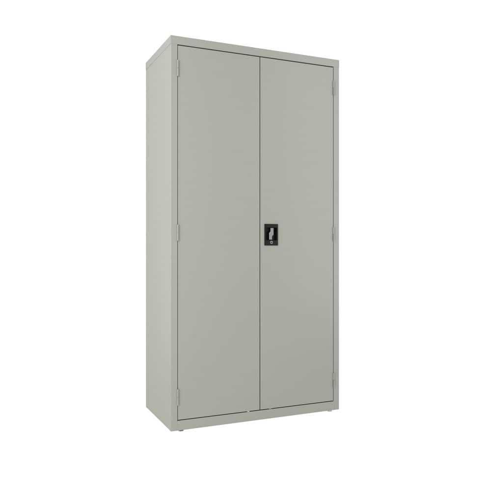 Steel wardrobe storage cabinets provide a concealed storage solution that is useful in various markets including business, industrial, education, hospitality and healthcare. Wardrobe cabinets are a space-efficient, flexible MPN:22633