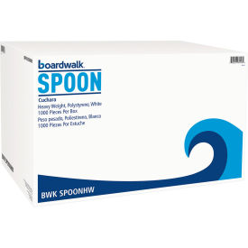 Boardwalk® Heavyweight Teaspoon Polystyrene White Pack of 1000 BWKSPOONHW