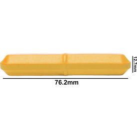 Bel-Art Spinbar Teflon Octagon Magnetic Stirring Bar 76.2 x 12.7mm Yellow 371090032