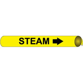 NMC™ Precoiled & Strap-On Pipe Marker Steam Fits 8