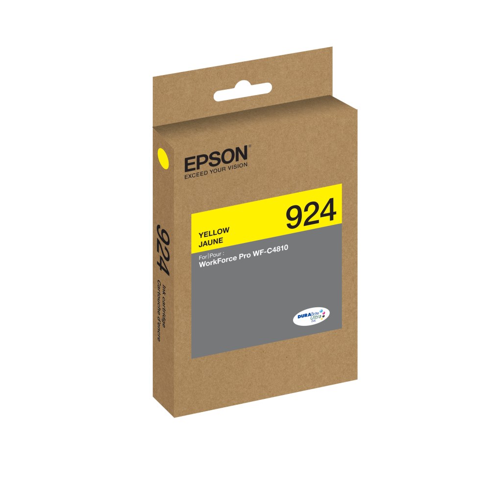 Epson T924 DURABrite Ultra Genuine Ink Cartridge, Yellow, T924420 (Min Order Qty 3) MPN:T924420