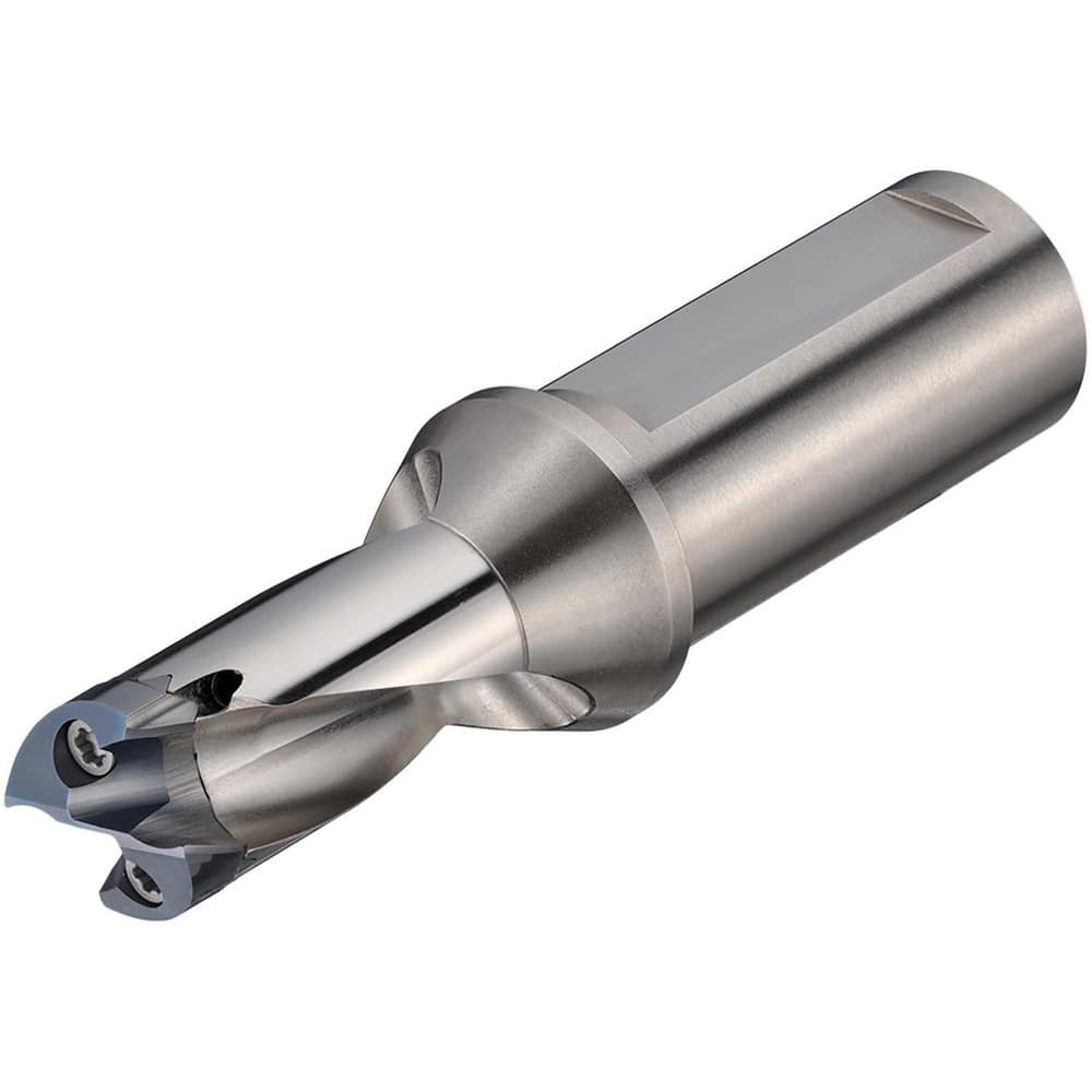 Replaceable-Tip Drills, Minimum Drill Diameter (mm): 12.50 , Maximum Drill Diameter (mm): 12.99 , Maximum Drill Depth (mm): 24.00 , Shank Type: Flatted  MPN:5L00642