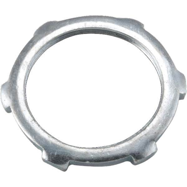 Conduit Locknut: For Rigid & Intermediate (IMC), Steel, 1-1/4