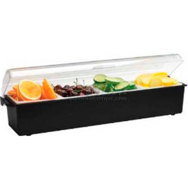 Vollrath® Traex Plastic Condiment Dispenser W/ Standard Lid 4745-06 Black Quart Insert Size 4745-06