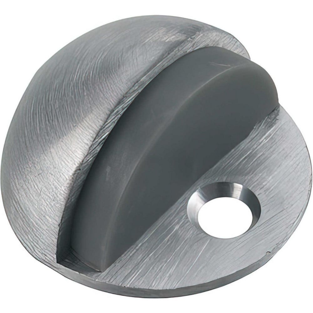 Stops, Type: Low Profile Door Stop, Floor Door Stop , Finish/Coating: Brushed Chrome , Stop Material: Metal  MPN:218XR