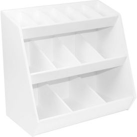 TrippNT™ White Lab Storage Bin Station with 13 Fixed Compartments 12