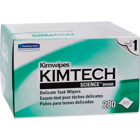 Kimtech Kimwipes Delicate Task Wipers 4-2/5 x 8-2/5 286/Box - KCC 34155 KCC 34155