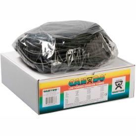 CanDo® Low Powder Exercise Tubing Black 100' Roll/Box 10-5525