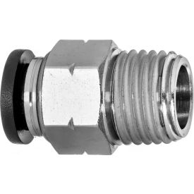 Push to Connect Tube Fitting - Nylon Plastic - Straight Adapter - 1/8