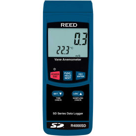 Reed Instruments Data Logging Thermo-Anemometer with Vane 00SDR40