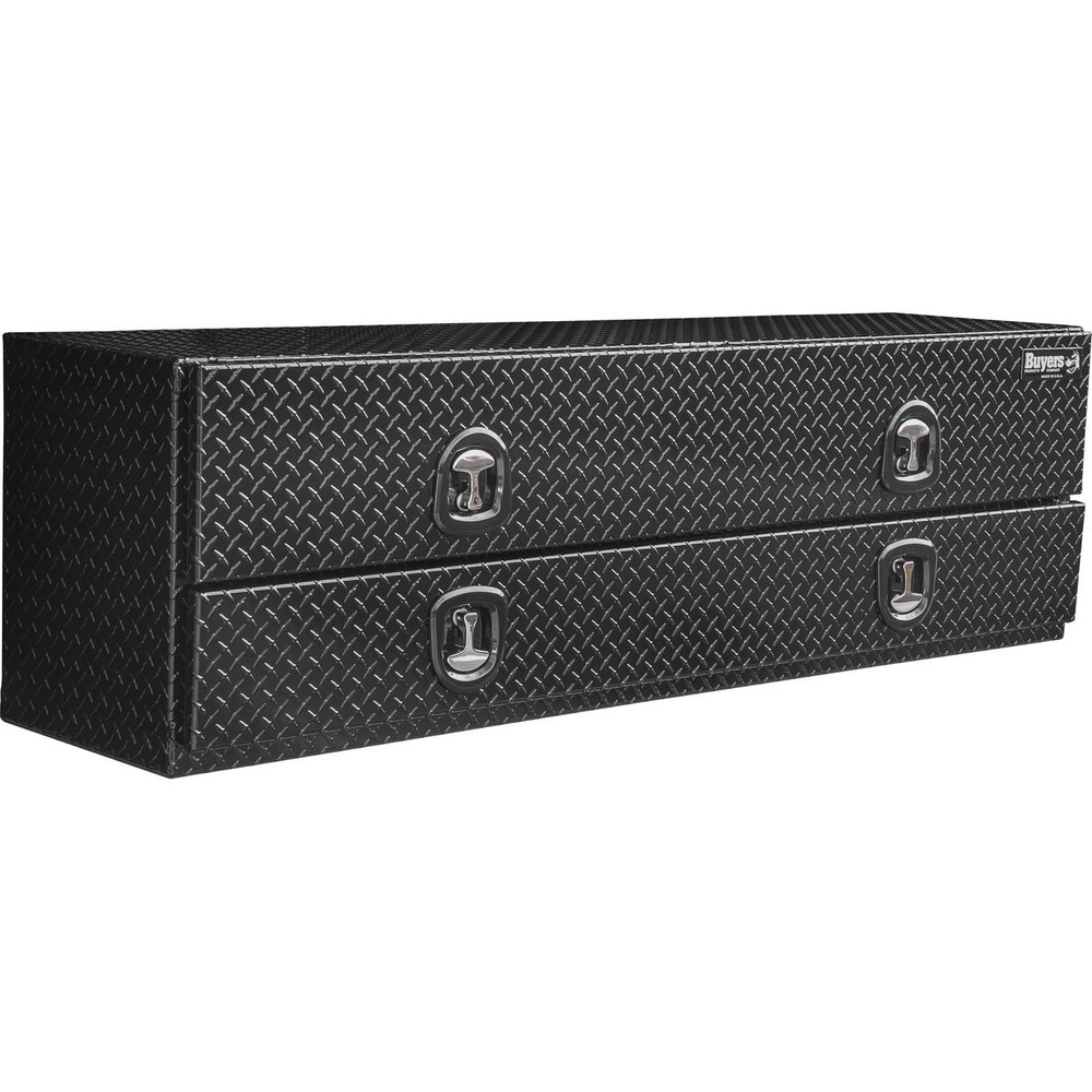 Truck Tool Storage Units, Type: Contractor Box , For Use With: Trucks , Storage Capacity (Cu. Ft.): 15.75 , Color: Diamond Black , Material: Aluminum  MPN:1721578