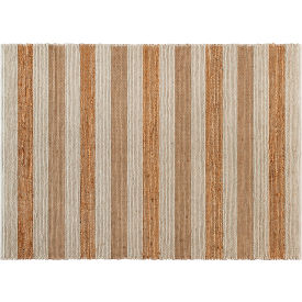 Flash Furniture 5' x 7' Handwoven Striped Jute Blend Area Rug Natural 20-9354-57-GGCI-