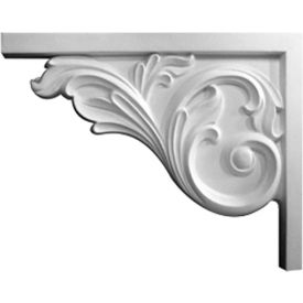 Ekena Bremen Acanthus Stair Bracket SB08X05BR-L 8-3/4