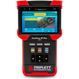 Triplett Camview Pro+™ IP and Analog Security Camera Tester H.264 IP AHD 1.0 HD-TVI 2.0 8070