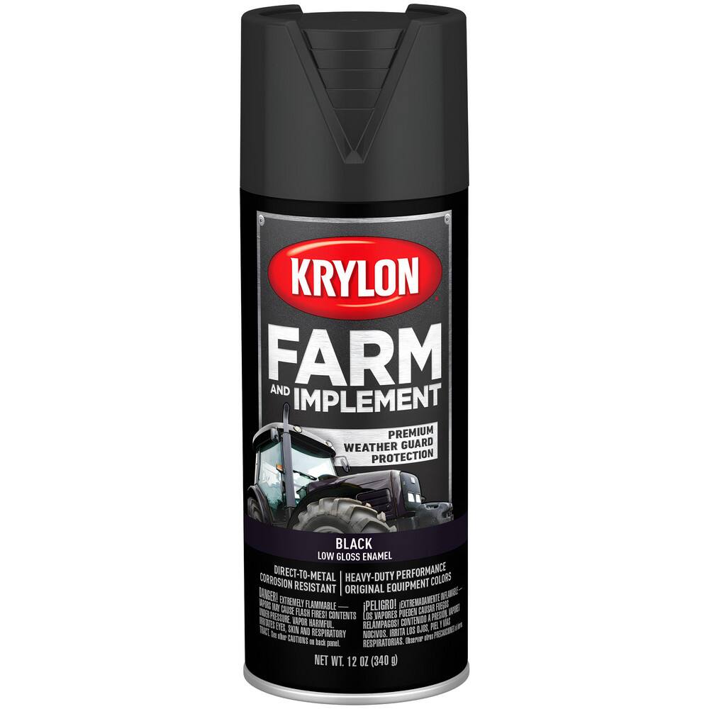 Spray Paints, Product Type: Spray Paint , Type: Farm & Implement Paint , Color: Black , Finish: Low Gloss , Color Family: Black  MPN:K01935008