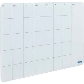 GoVets™ Glass Cubicle Calendar Dry Erase Board Monthly 24