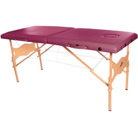 Economy Massage Table Burgundy Upholstery 73