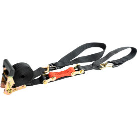 ShockStrap® Tie Downs Ratchet Strap 3000 lb. Capacity 15'L x 1-1/2