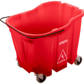 Sparta Mop Bucket 35 qt Bucket Capacity Red 7690405