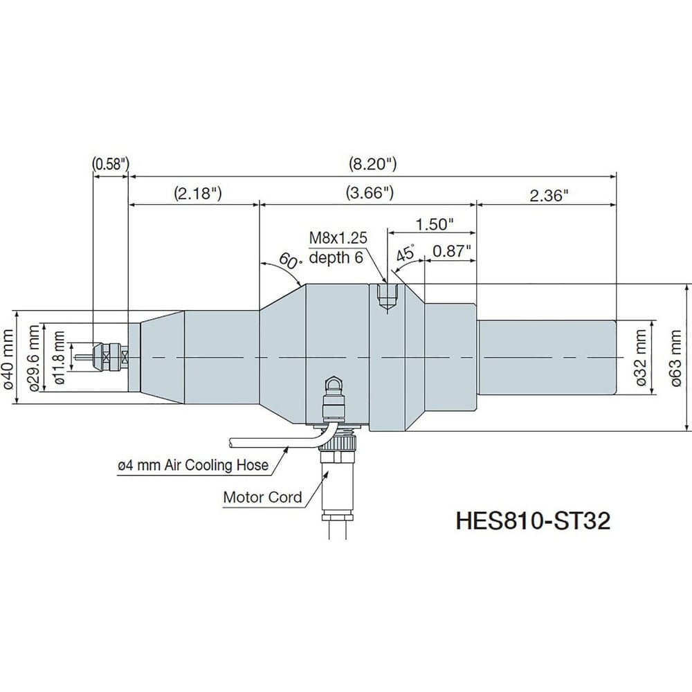 Electric High-Speed Spindles, Brushless Motor: Yes , Automatic Tool Changeable: Yes  MPN:7885