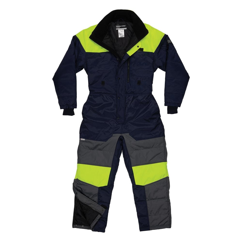 Coveralls & Overalls, Garment Style: Coverall , Size: Large , Color: Navy , Material: Polyester , Hazardous Protection Level: No  MPN:41244