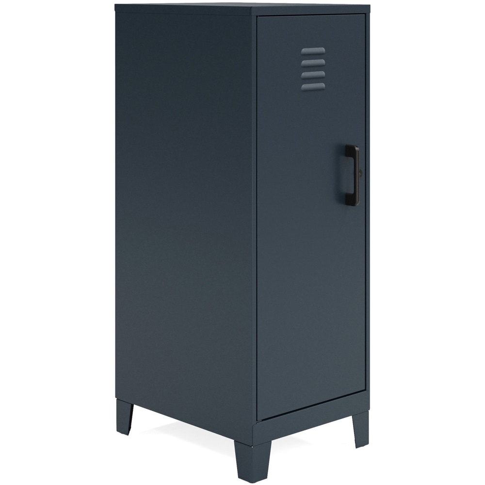 LYS SOHO Locker - 3 Shelve(s) - for Office, Home, Classroom, Playroom, Basement, Garage, Cloth, Sport Equipments, Toy, Game - Overall Size 42.5in x 14.3in x 18in - Black - Steel MPN:SL318ZZBK