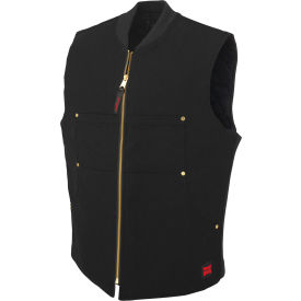 Tough Duck Moto Vest 4 Pockets Cotton/Polyester 5XL Black WV042-BLACK-5XL