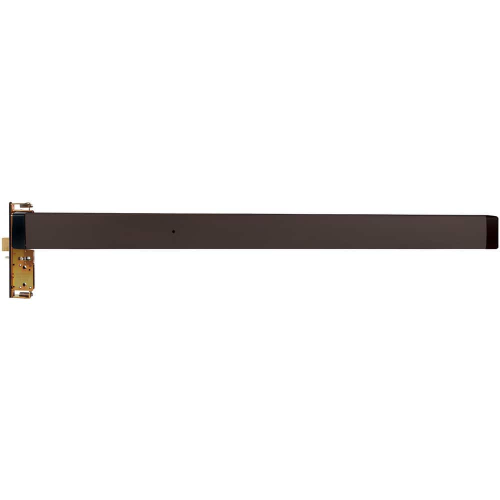 Push Bars, Material: Metal , Locking Type: Exit Device Only , Finish/Coating: Dark Bronze, Anodized, Aluminum , Maximum Door Width: 3ft  MPN:8420-48236