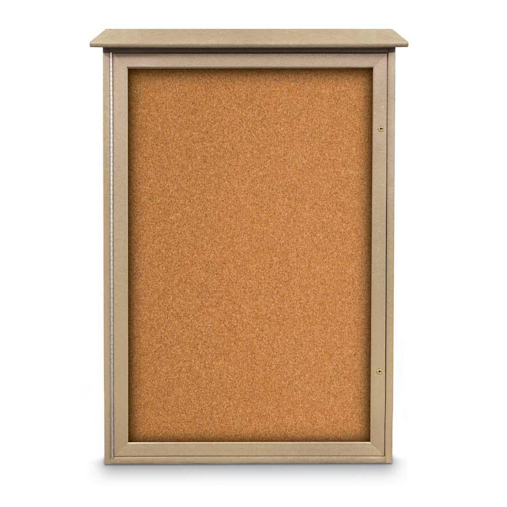 Enclosed Cork Bulletin Board: 48