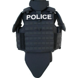 EDI-USA 360 Full Tactical External Ballistic Vest w/MOLLE Level III-A Ballistic Resistance Large ED-TX229-L