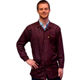 Transforming Technologies ESD 3/4 Length Jacket Snap Cuff Maroon X-Small JKC 9021SPMR