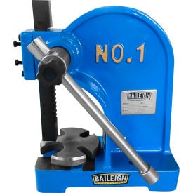 Baileigh Industrial® AP-1 Manually Operated Arbor Press 1 Ton Max Pressure BA9-1232698