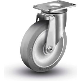 Colson® 2 Series Swivel Plate Caster 2.05256.441 - Rubber on Polyolefin 5