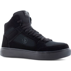 Volcom Evolve Skate Inspired High Top Work Shoes Composite Toe Size 7.5W Triple Black VM30244-W-07.5