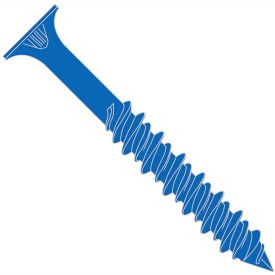 3/16X1 1/4  Phillips Flat Concrete Screw With Drill Bit Blue Perma Seal Pkg of 100 1020CNPF