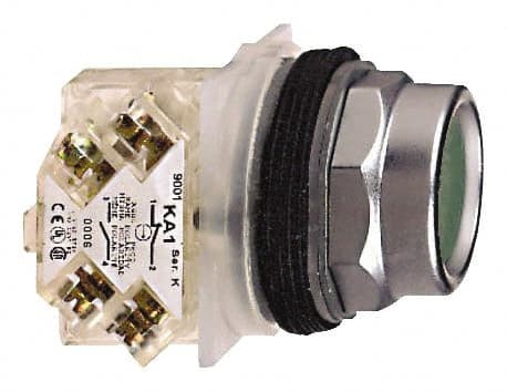 Push-Button Switch: 30 mm Mounting Hole Dia, Momentary (MO) MPN:9001KR2GH5