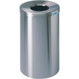 Frost Stainless Steel Round Open Top Trash Can 32 Gallon 310S