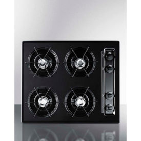 Summit-Cooktop Electric 4 Burners Battery Start Black 20