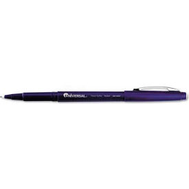 Universal One Porous Point Stick Pen Blue Ink Medium Dozen UNV50501